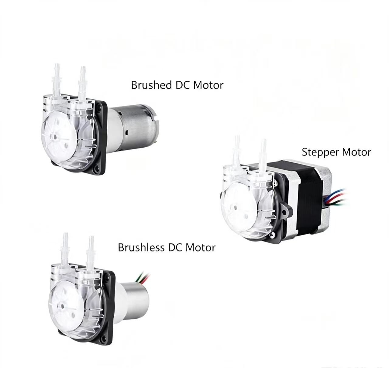 Mini Peristaltic Pump 12V - Bomba Peristáltica Micro PENGPU de 24V