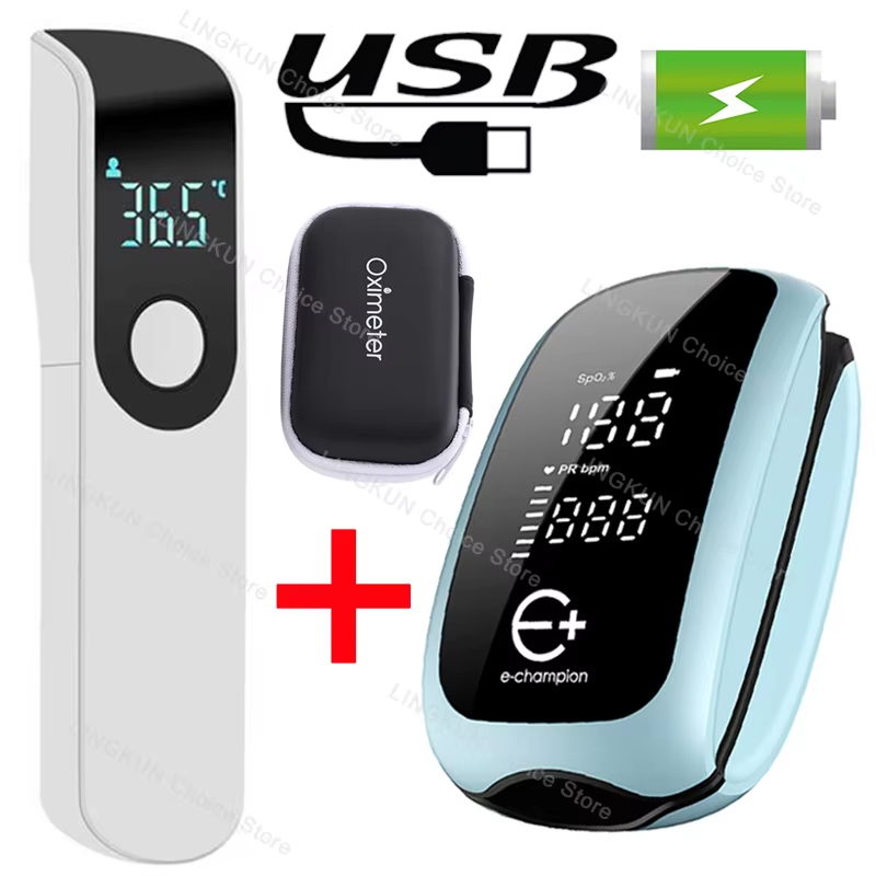 Pulse Oximeter Fingertip Rechargeable - Oxímetro de Pulso Digital LED Recargable