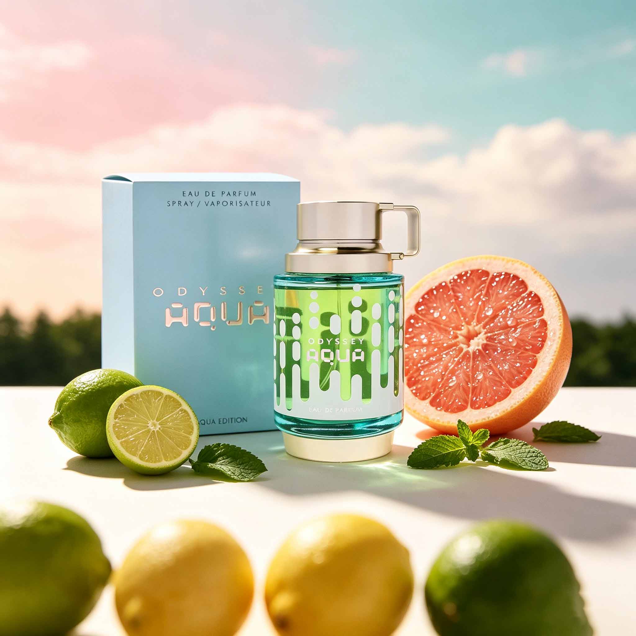 Fragancia Odyssey Aqua para ho - Packaging reseña y precio